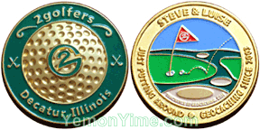 2golfers Geocoin